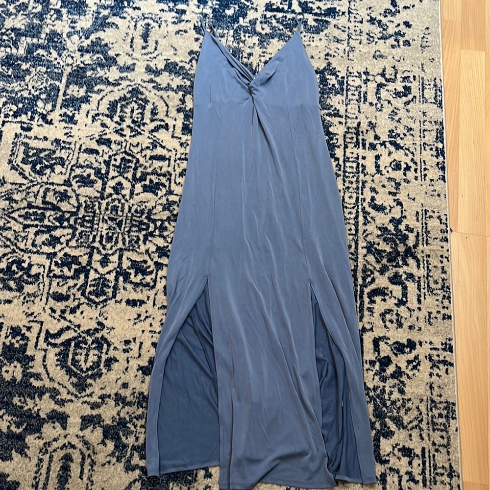 Blue maxi dress